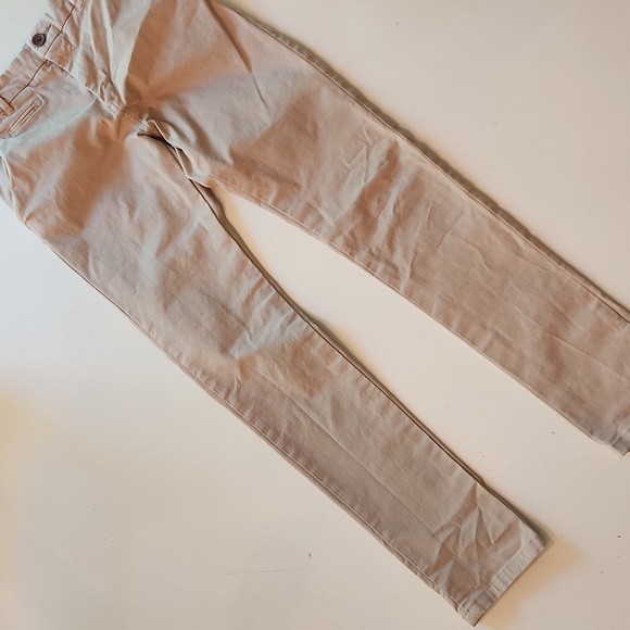 Zara Boys Khaki Tan Adjustable Waist Pants 11 12 - Picture 2 of 8